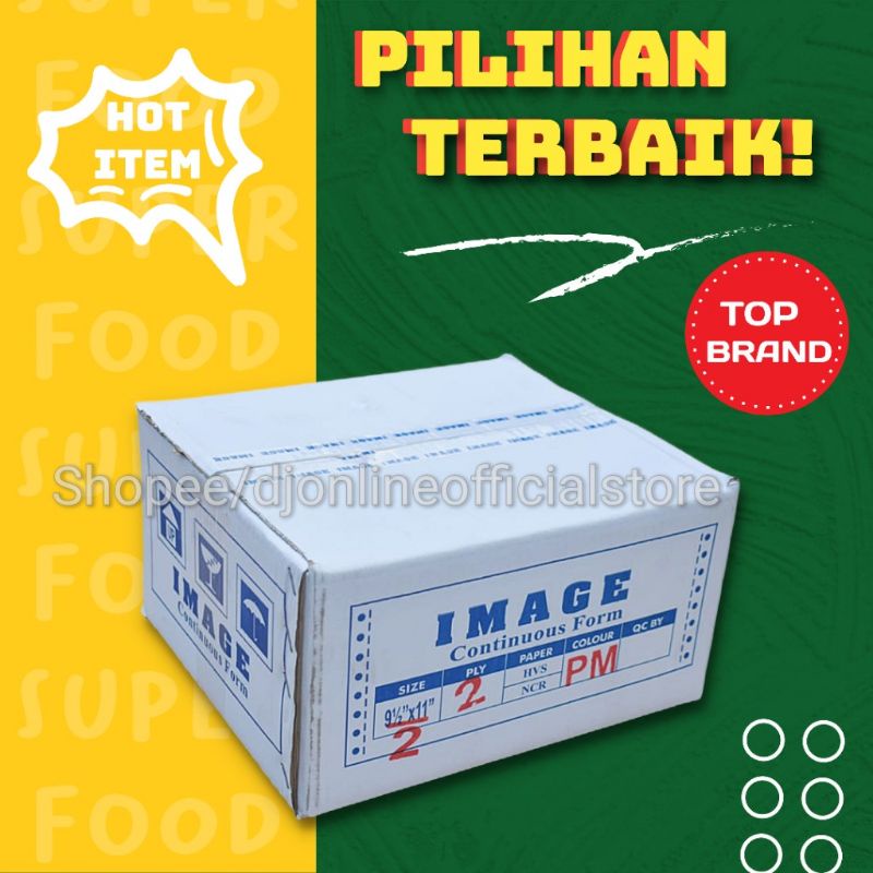 

KERTAS CONTINUOUS FORM DUA PLY BAGI DUA ANTI MACET MEREK IMAGE