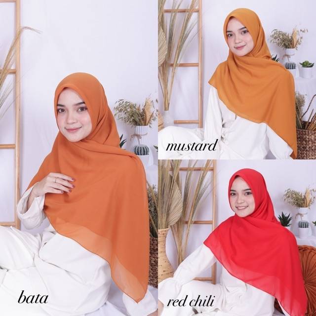 SQUARE BELLA /  JILBAB POLYCOTTON / HIJAB POTTON &quot;3&quot;