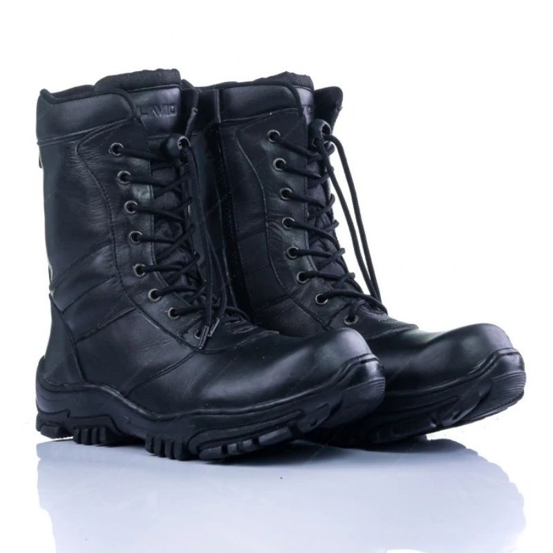 SEPATU SAFETY PDL KULIT TNI/POLRI, SEPATU BIKERS, BERKENDARA, OUTDOOR