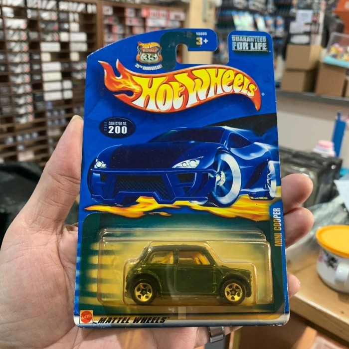 Hot Wheels Mini Cooper Hijau 2002 - 35th Anniversary