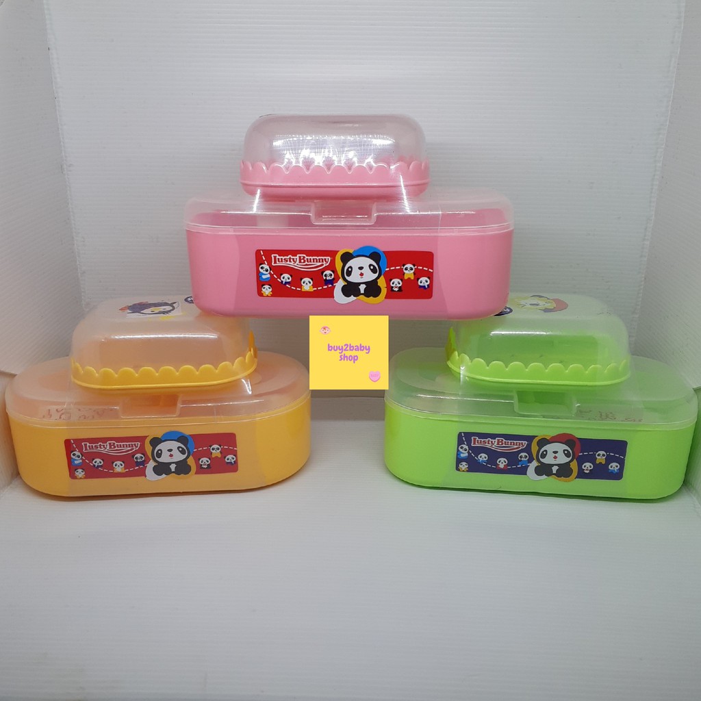 Tempat bedak dan sabun bayi Lusty Bunny