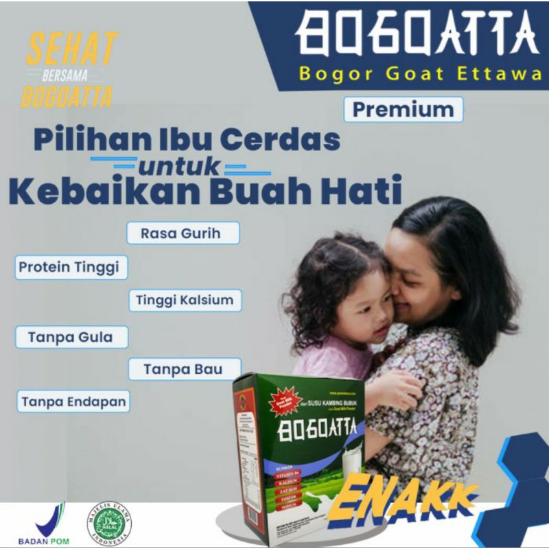 

Susu Kambing Etawa Bubuk Murni Tanpa Gula 1 Kilo