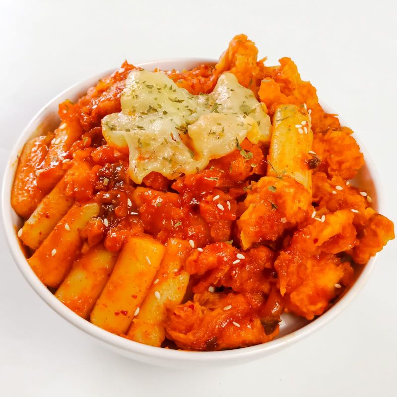 

Chicken cheese Tteokbokki tokboki tokpoki toppoki tobokki Masitda Halal Small (porsi 1 org)