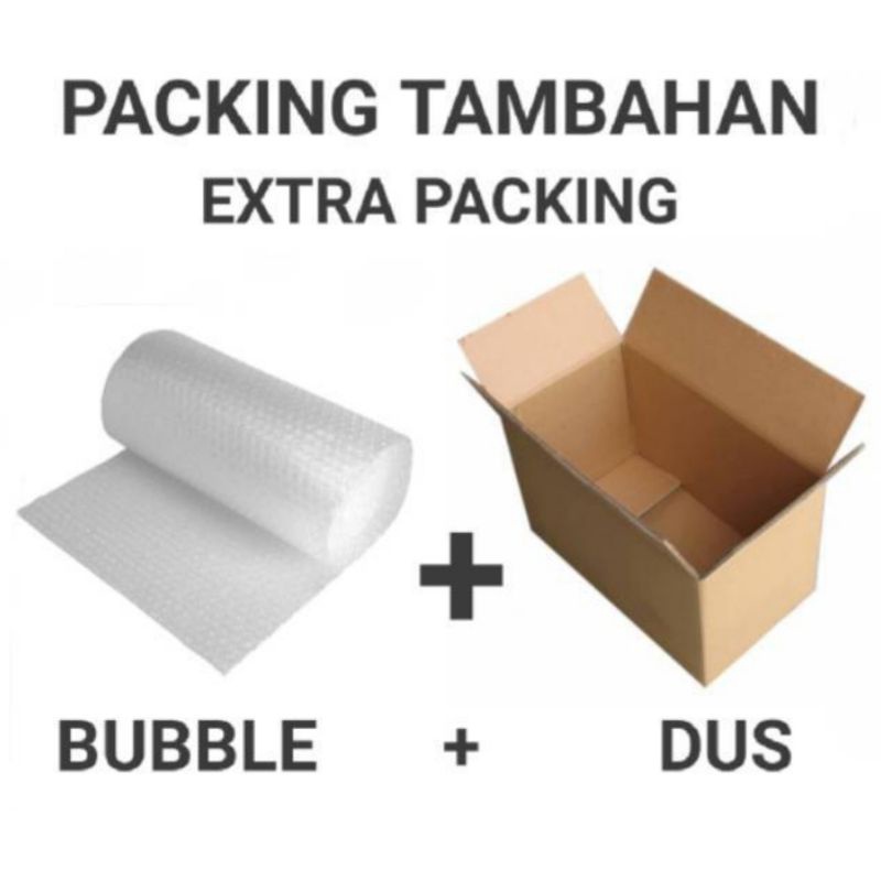 

Packing Tambahan Dus dan Bubble Wrap