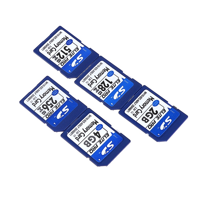 Memory card SD digital 512MB 2GB / 4GB / 128MB