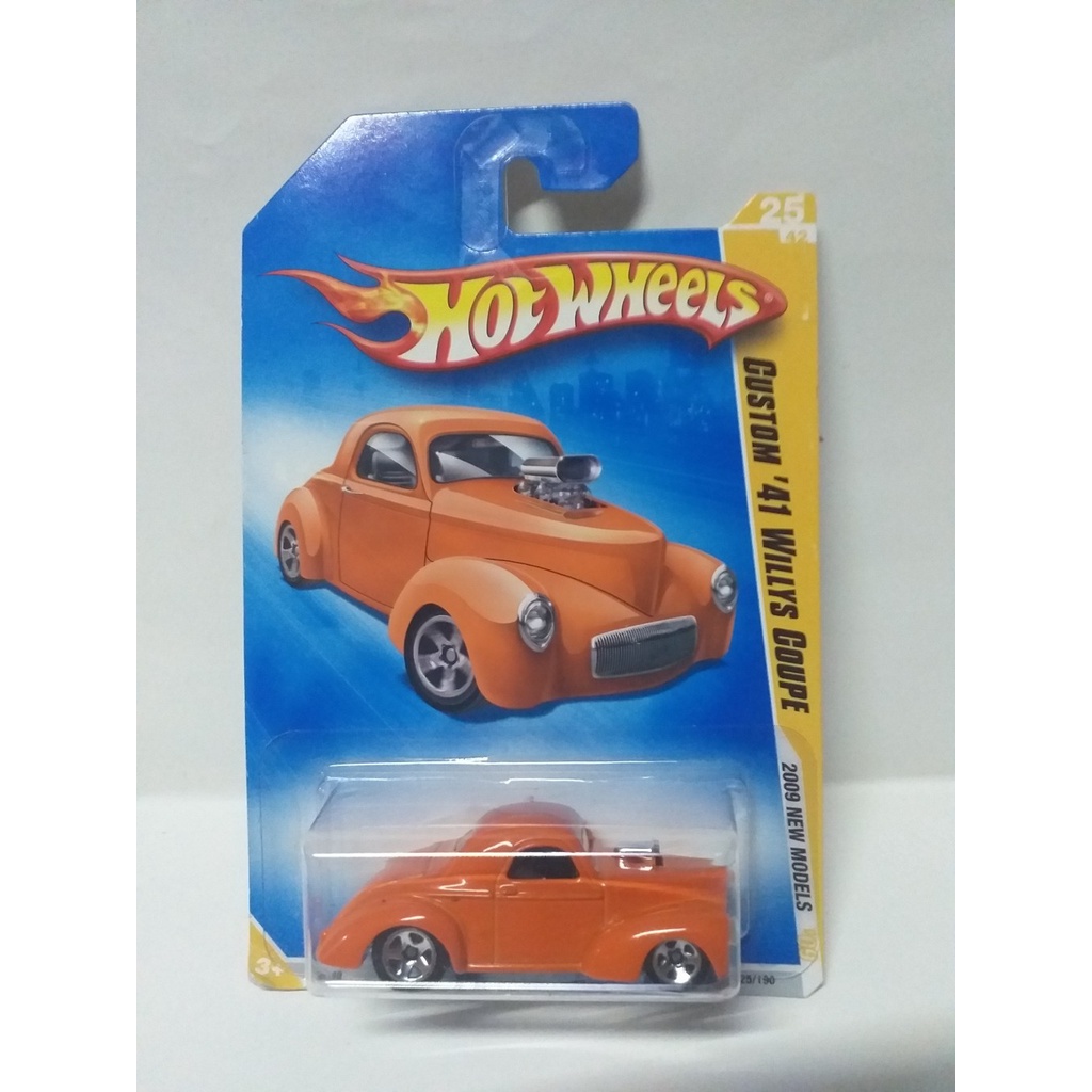 HOT WHEELS CUSTOM 41 WILLYS COUPE ORANYE