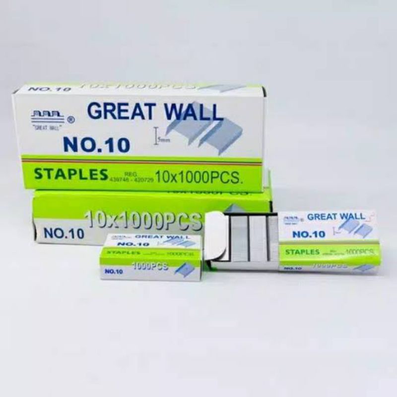 

Isi Staples Greatwall no 10