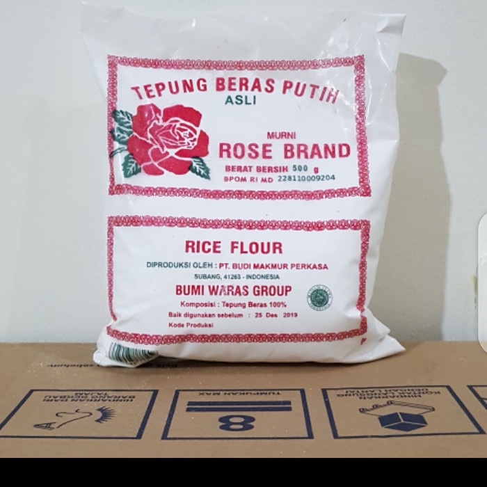 

Ketan-Beras-Tepung- Tepung Beras Rose Brand 500Gram -Tepung-Beras-Ketan.