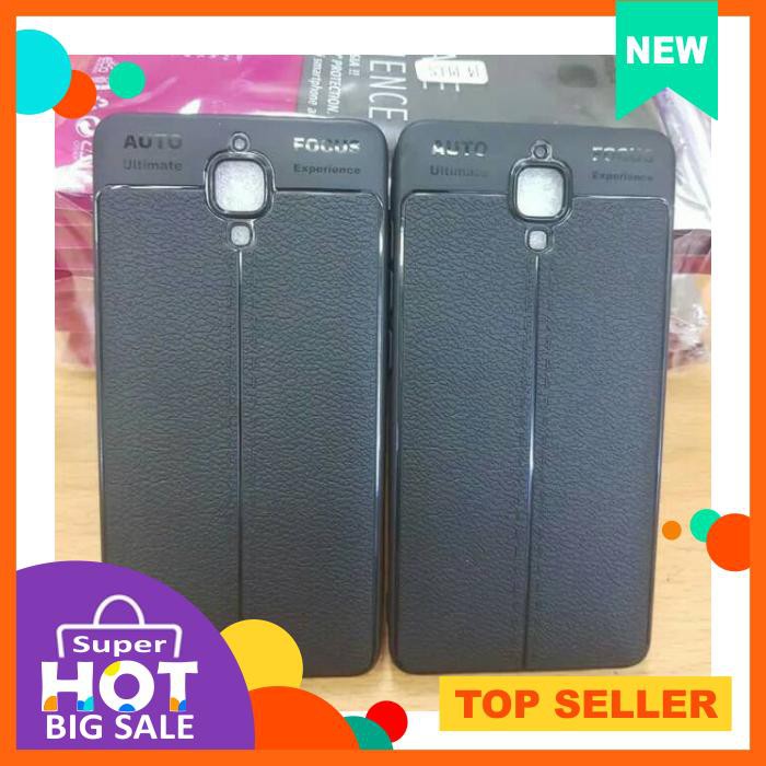 [Casing Hp] Slim Leather Case Autofocus Original For Xiaomi Mi4 Mi4 Lte Mi4 Lama - Casing & Covers