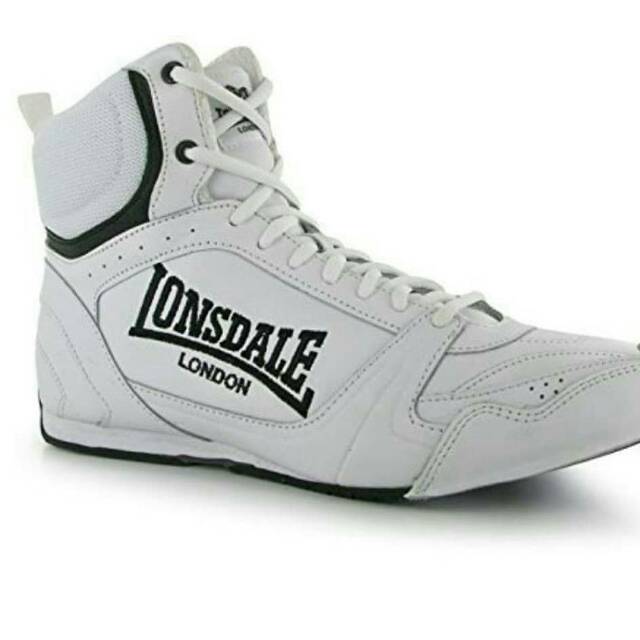 Sepatu Tinju Lonsdale Putih Sepatu muaythai Sepatu Boxing