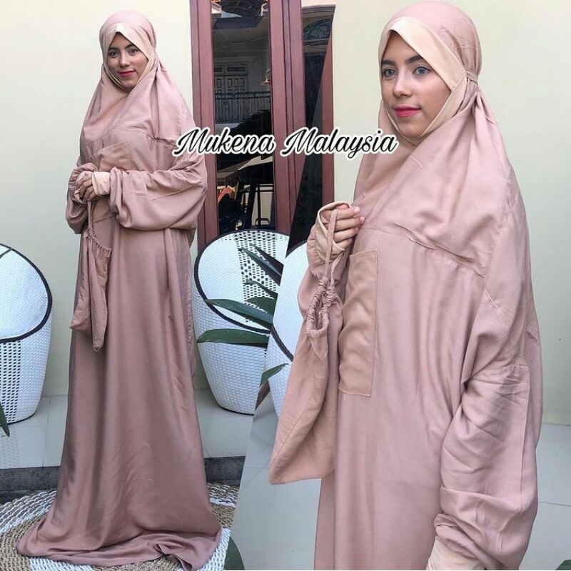 Mukena Malaysia / Mukena Rayon Dewasa Terbaru / Mukenah Cantik Adem Kekinian / Mukenah Manset Jumbo