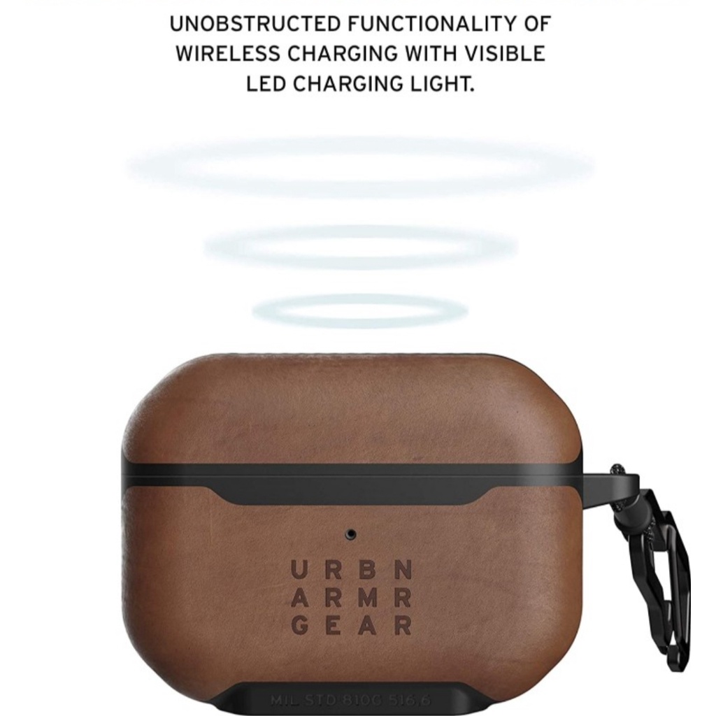 UAG Leather Carbon Metropolis Apple Airpods Pro Case Cover Casing