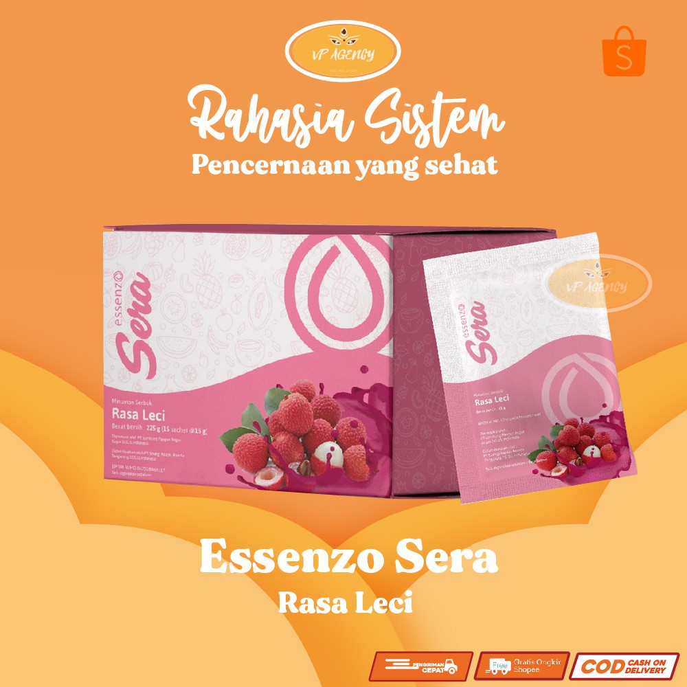 

Essenzo Sera Rasa Leci - Minuman Serbuk Tinggi Serat