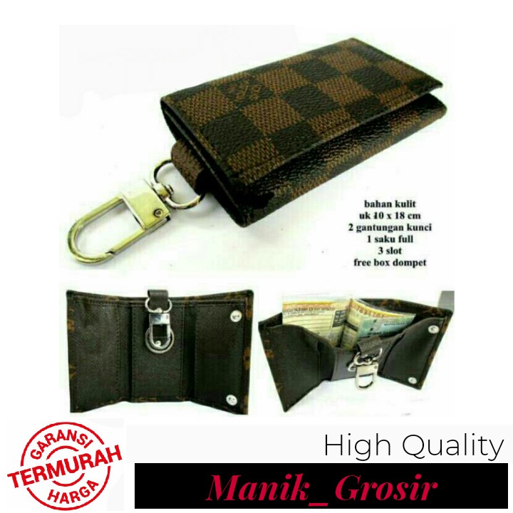 MANIK DOMPET GANTUNGAN KUNCI MOTOR MOBIL LV GUCCI BOSS DLL GANTUNGAN STNK MOBIL
