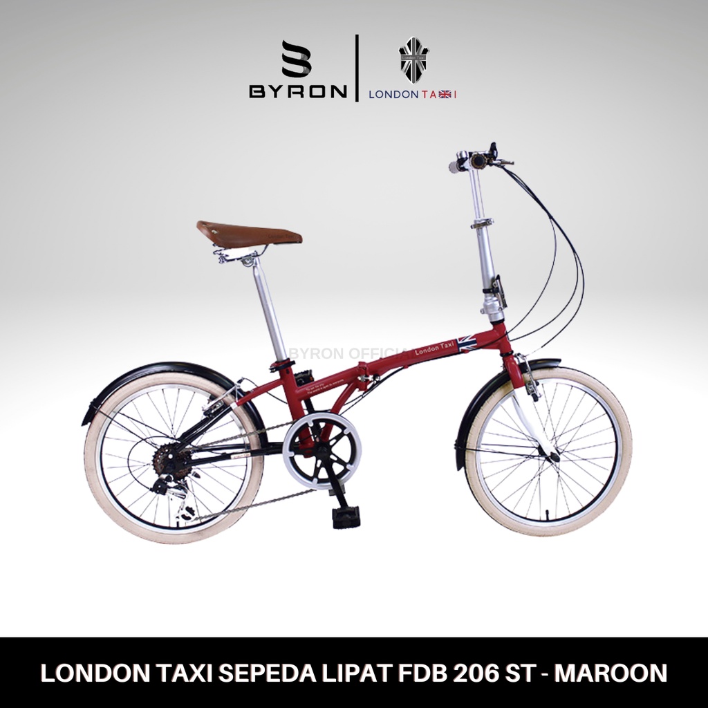 LONDON TAXI Sepeda Lipat FDB 206 ST 20 Inch - Shimano 6 Speed