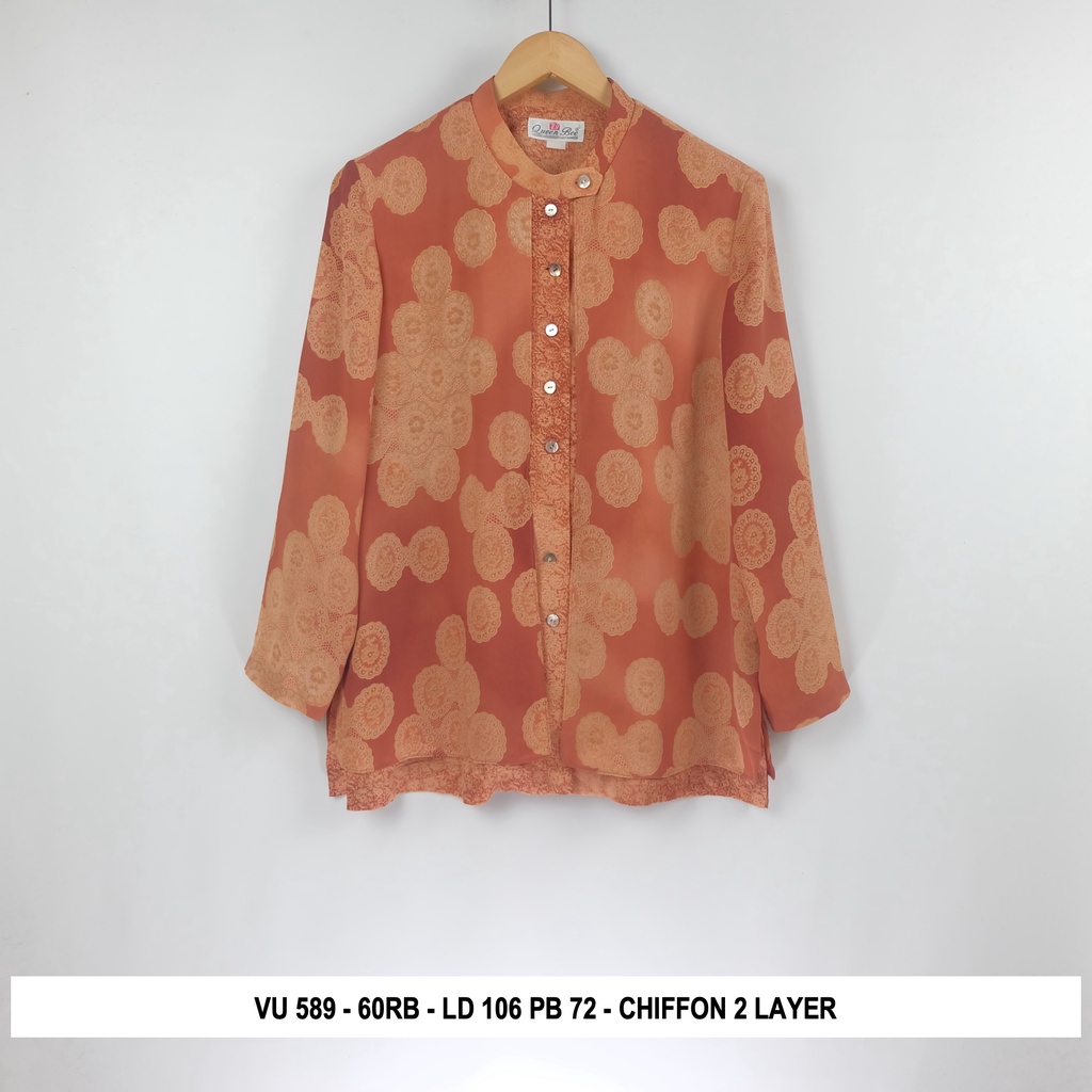 Thrift Blouse Vintage | Kode V3-VU 589
