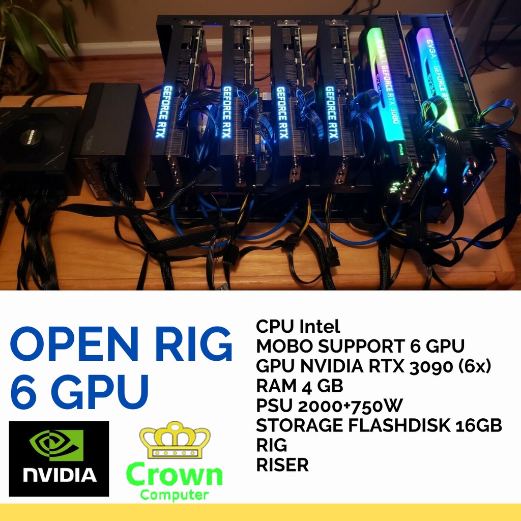 MINING RIG 6 GPU RTX 3090