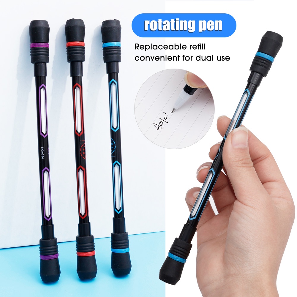 (Buy 1 Free 1) Pulpen / Pen Putar Dekompresi Anti Slip