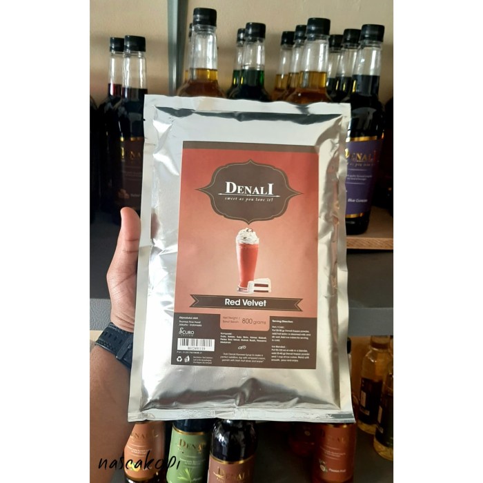 

DISKON - (BISA COD) Denali Red velvet Frappe Powder 800g | Bubuk Powder Redvelvet