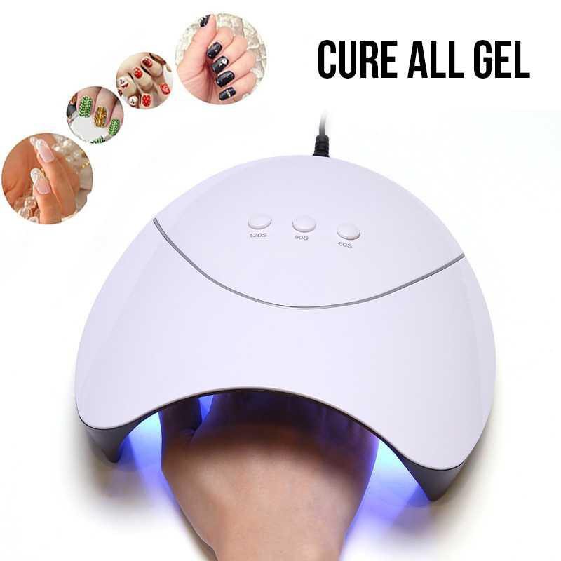 Pengering Kuku Portable UV Nail Dryer 36W UV Lamp Nail Pengering Kutek