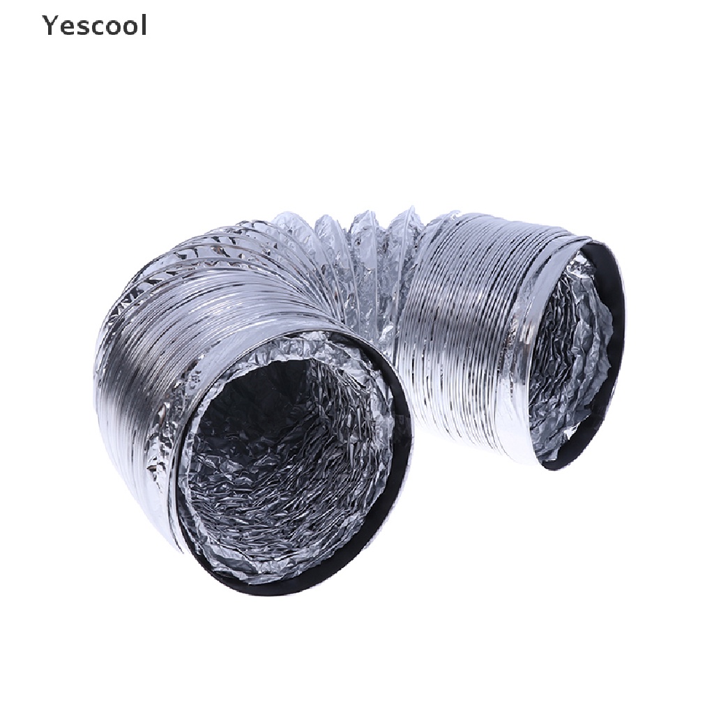 Yescool Pipa Ventilasi Udara Bahan Aluminum Ukuran 4 &quot;/ 1.5M Flexible