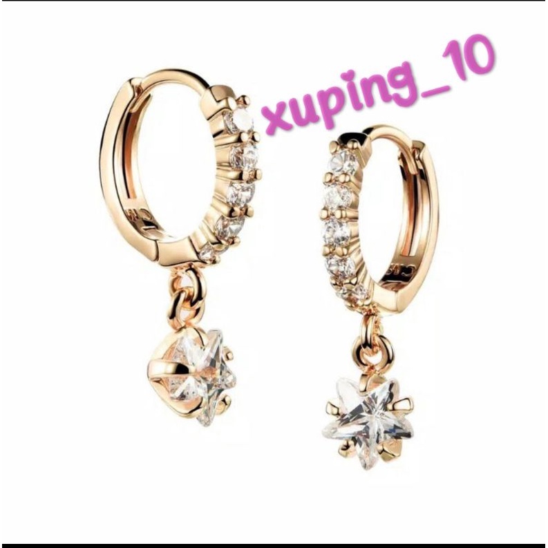 anting wanita terbaru dari xuping lapis emas 24K