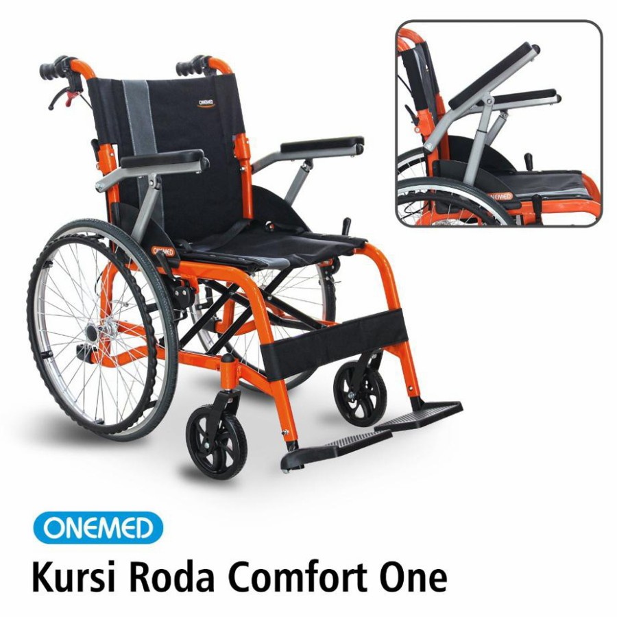 KURSI RODA TRAVEL COMFORT ONE 30 A ONEMED / Kursi Roda Travel Portable / ONEMED / ONEHEALTH / SERENI