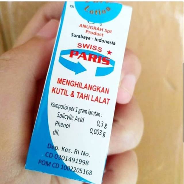 Swiss Paris penghilang kutil dan tahi lalat