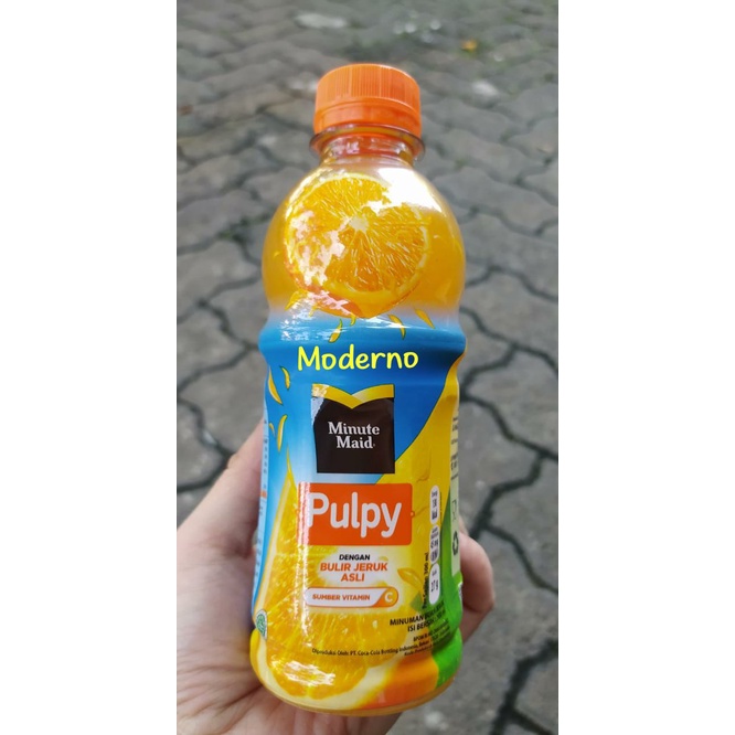 

Minute maid pulpy Orange 300ml - satuan botol