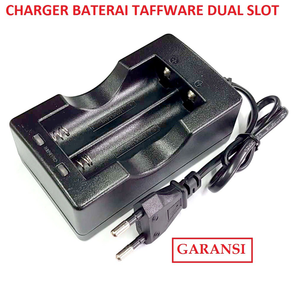 Charger Baterai Cell Charger 18650 Dual Slot MTLC-04200-1000 Taffware