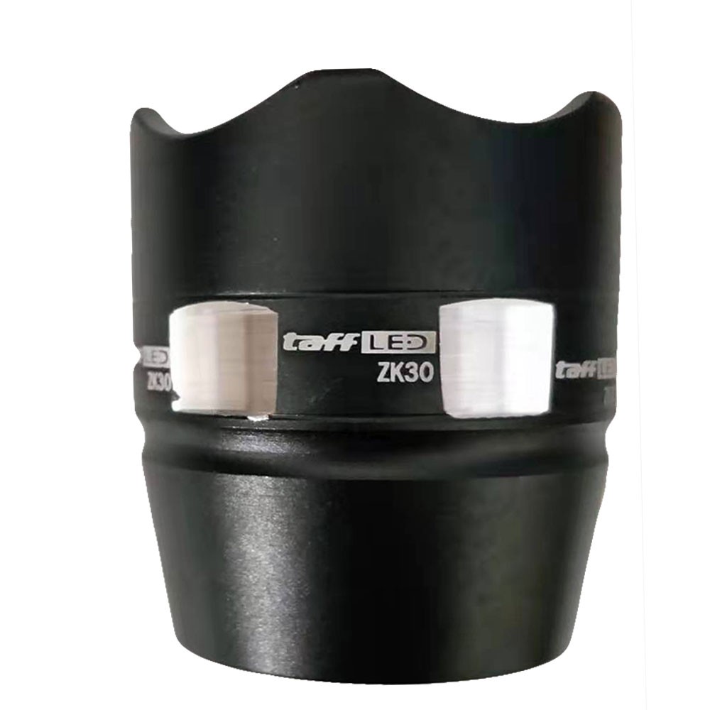 TaffLED Lampu Sepeda LED Chargerable Zoomable Bicycle Headlight CREE XML-T6 - ZK30 - Black
