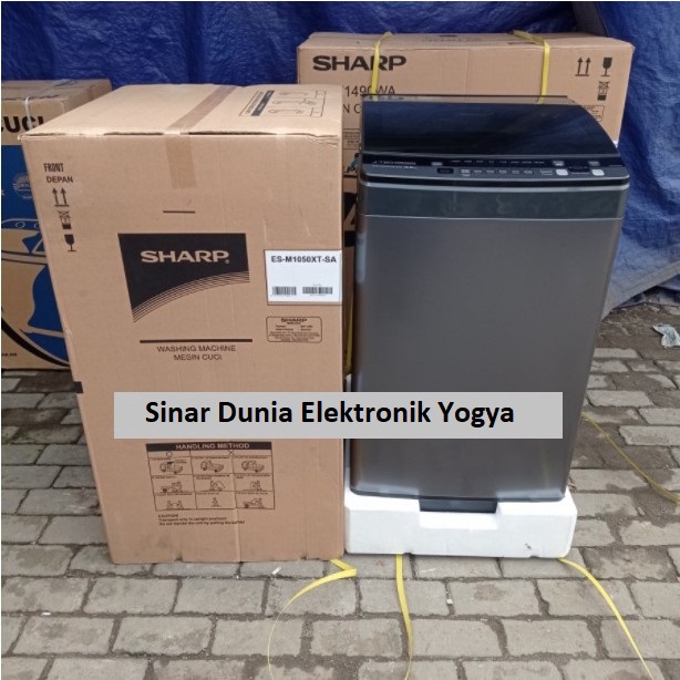 SHARP Mesin Cuci 1 Tabung 10,5Kg Inverter 190 Watt ES-M1050XT 1050XT