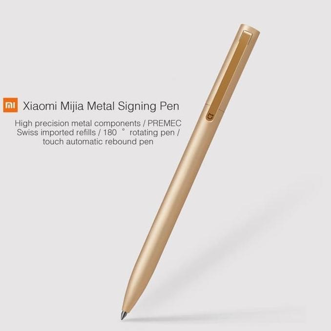 

Xiaomi Mijia Mi ALUMINIUM ROLLERBALL PEN / Pulpen / Bolpen / Ballpoint