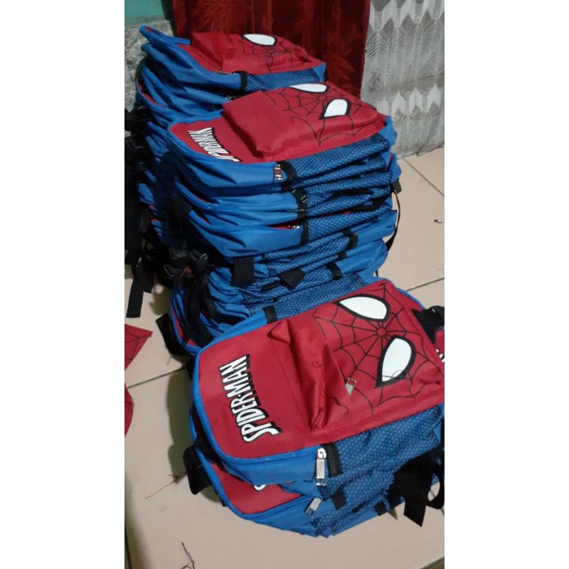 tas selempang anak - tas bahu anak - tas anak spiderman - slempang anak