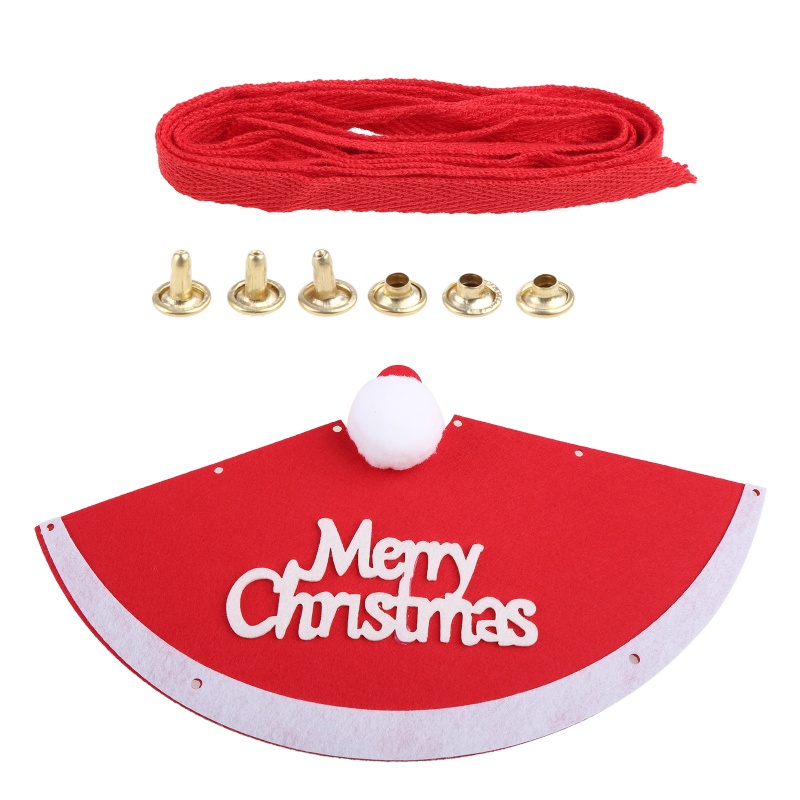 Topi Santa Rusa Merry Christmas Bahan Kain Non Woven Untuk Pesta Kostum Cosplay