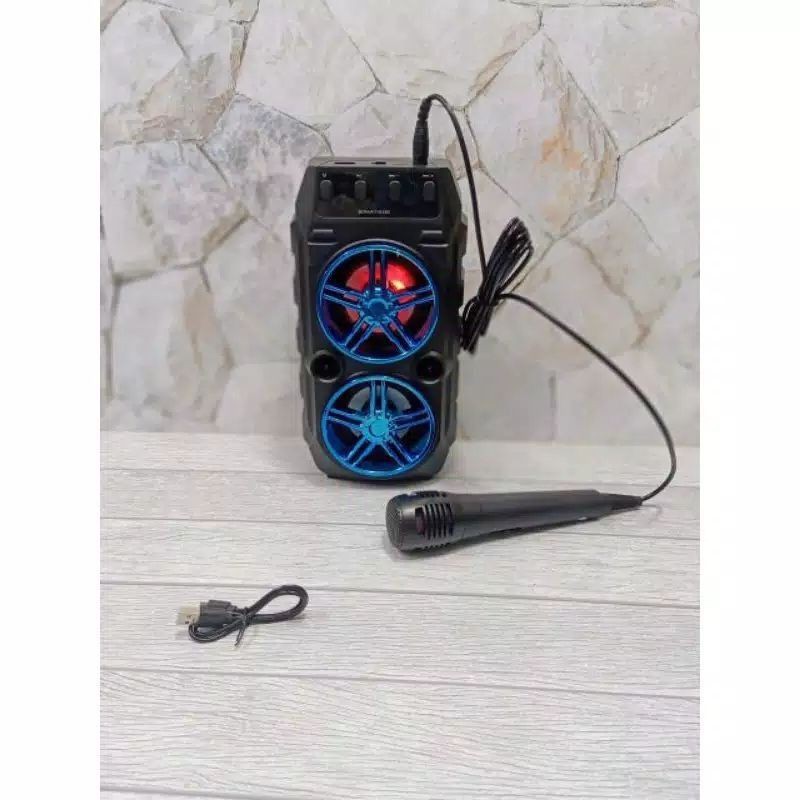 Speaker Bluetooth Karaoke Sonia F-6589/Salon Aktif/Bonus Microphone