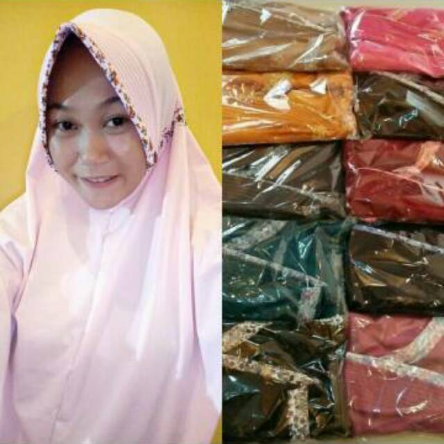 Jilbab serut motif bunga jilbab serut jokowi motif