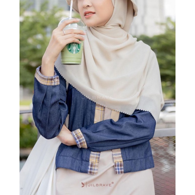 Aleena Dress Jilbrave Motif TERBARU