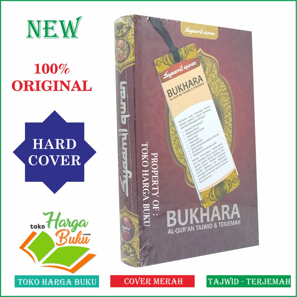 Al-Quran Bukhara A5 HC REG Tajwid Warna dan Terjemah Ukuran Sedang Tajwid - Syamil Quran