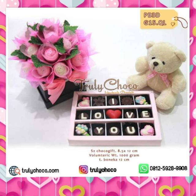 

Hadiah Love edition 2020 coklat trulychoco PB3D G15