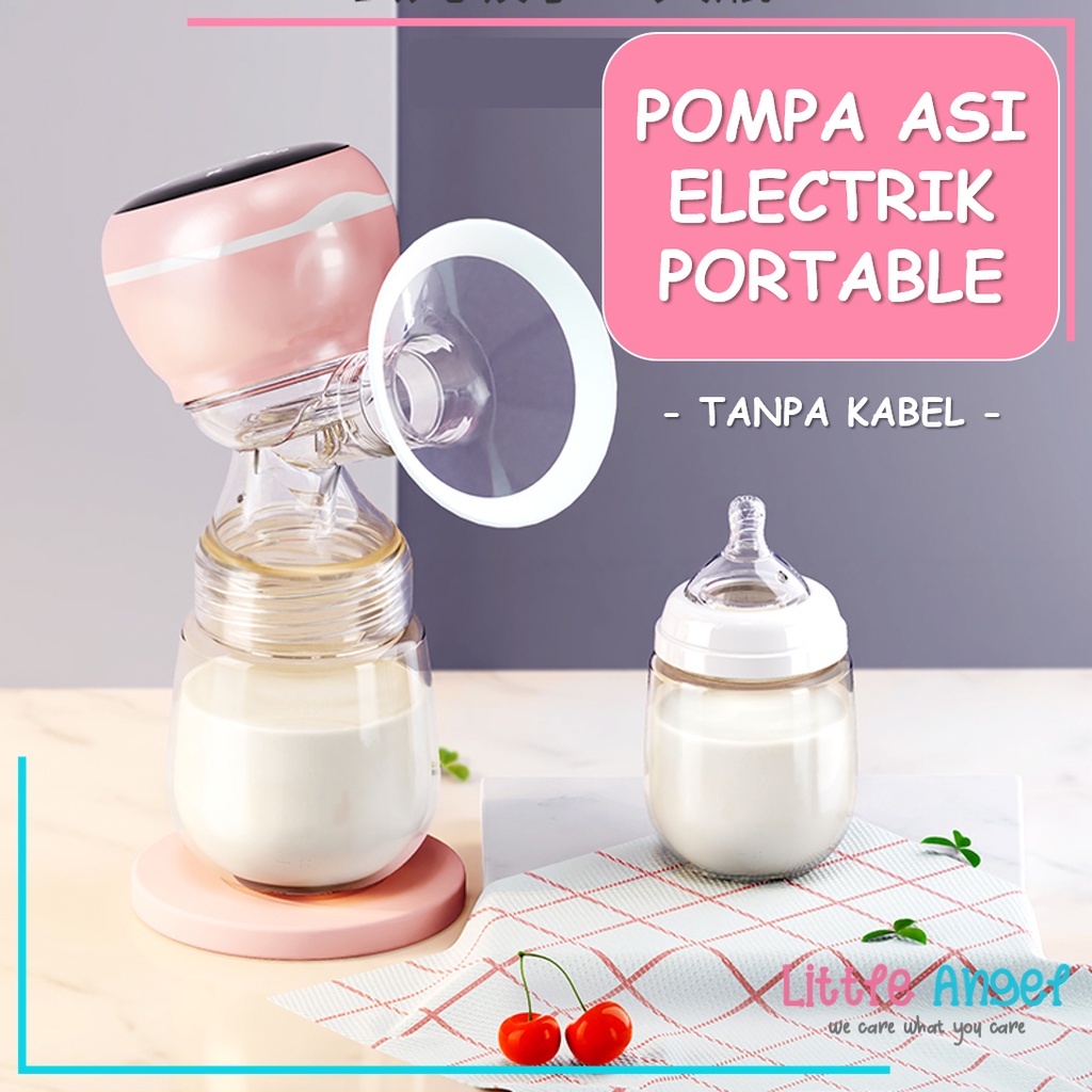 POMPA ASI ELEKTRIK Tanpa Kabel BREAST PUMP ELECTRIC Otomatis Rechargeable Portable Botol Susu Bayi