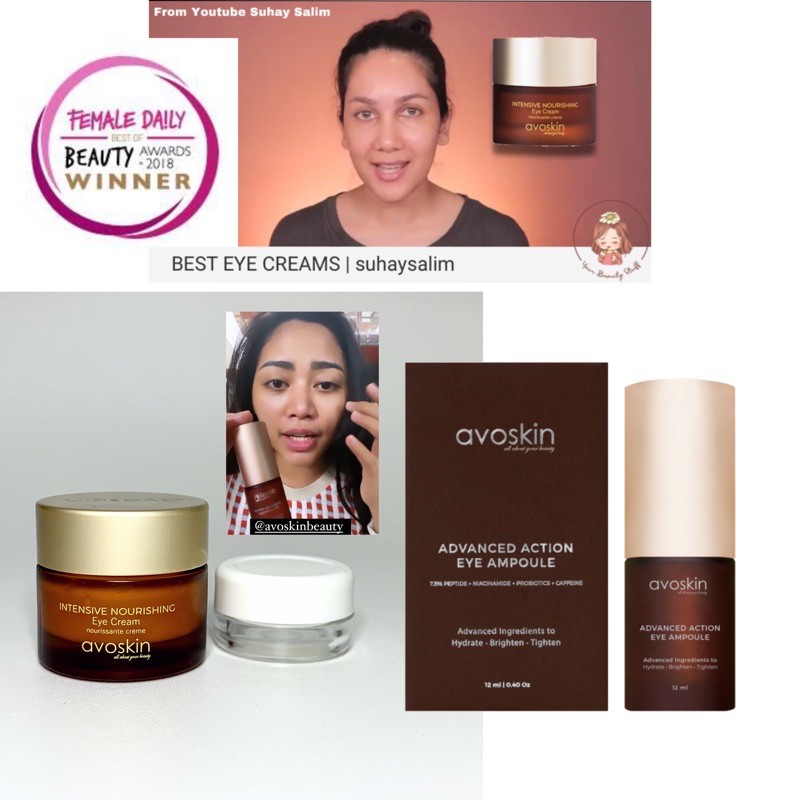 Avoskin intensive nourishing eye cream advanced action eye ampoule