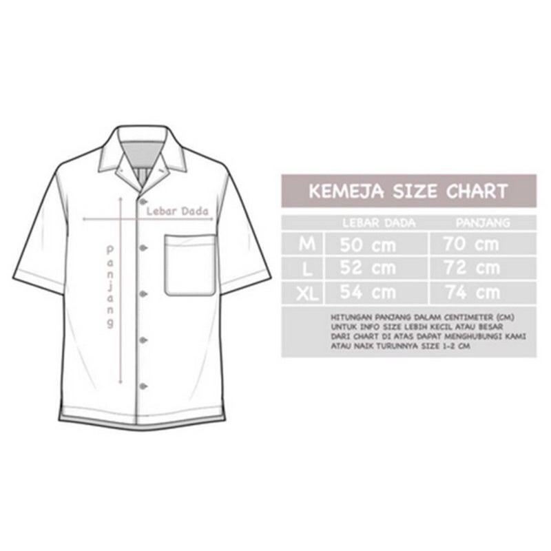 baju kemeja pria lengan pendek bahan katun 100% adem ngk panas