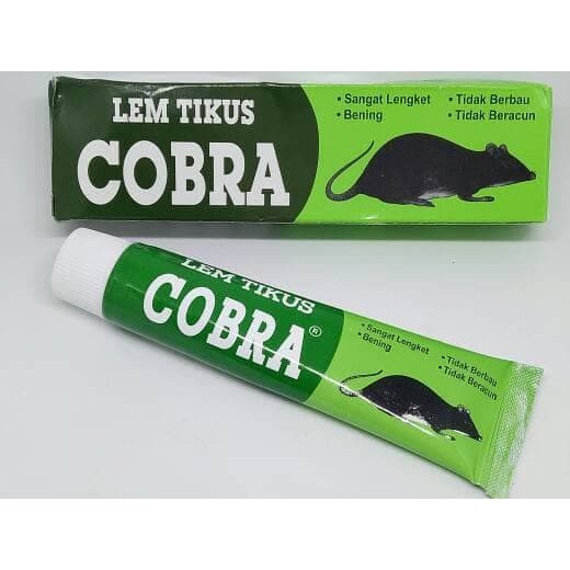 [70 GRAM] Lem Tikus COBRA Super Lengket Model Tube 70 gram