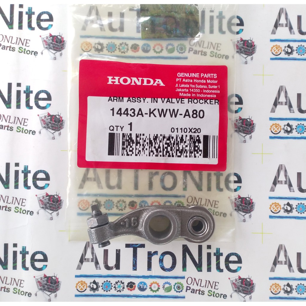 Templar As Pelatuk Arm Assy In Valve Roller Rocker 1443A-KWW-A80 Ori Honda Blade Absolute Revo 110 K