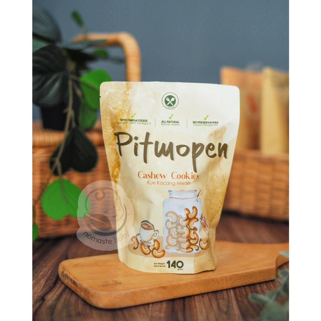 

GLUTEN FREE PITMOPEN CASHEW COOKIES - KUE KACANG MEDE 140GR