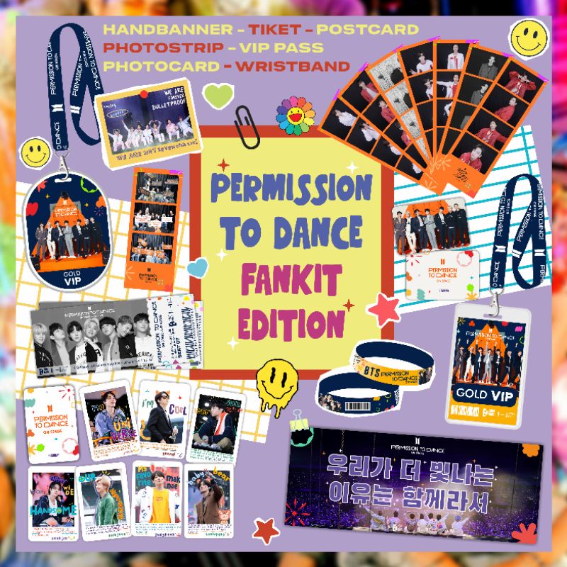 FANKIT BTS PERMISSION TO DANCE PTD ON STAGE LAS VEGAS | CONCERT TICKET