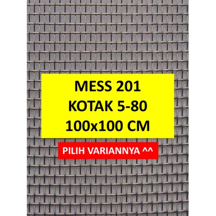 Wiremesh Stainless 201 - 100x100cm - Kawat Ram Stainless