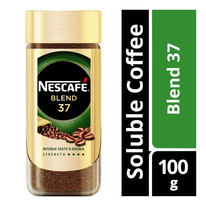 

vf0100f Nescafe Gold Blend 37 Instant Soluble Coffee - 100 Gr Ds20X11