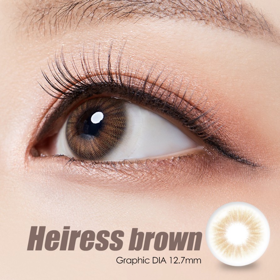 LENSBYSEOUL O'lola Heiress - Brown Korean Natural Contact Soft Lens